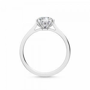18K White Gold Ring Mounting