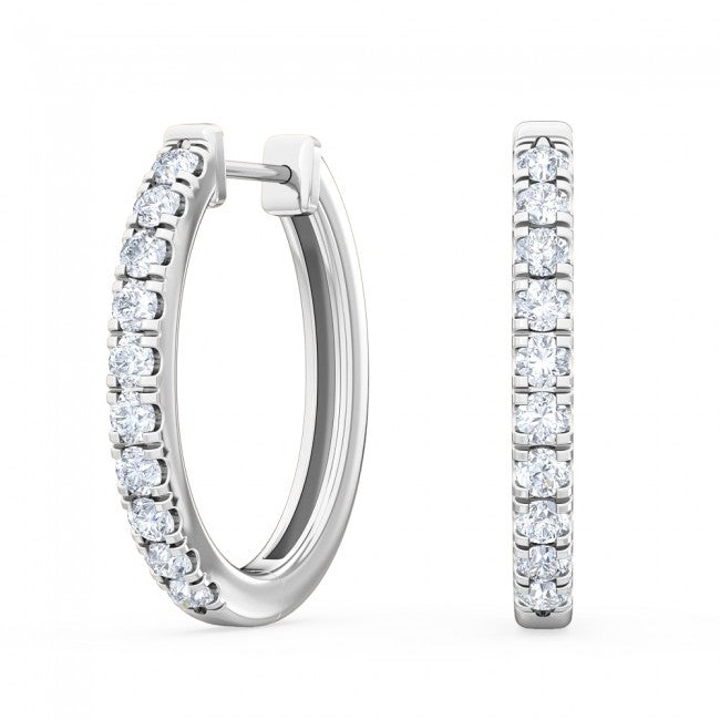 Lab grown diamond Hoops Earrings 0.50 ctw SJE31880培育鑽石耳環