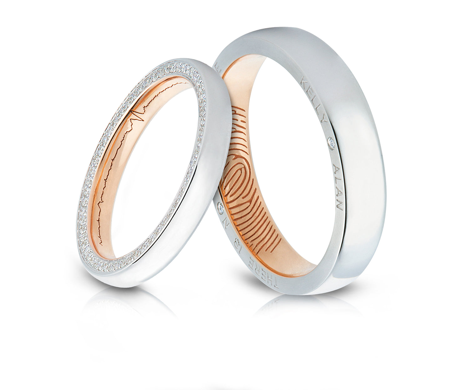 Lab grown diamond Couple ring CF01