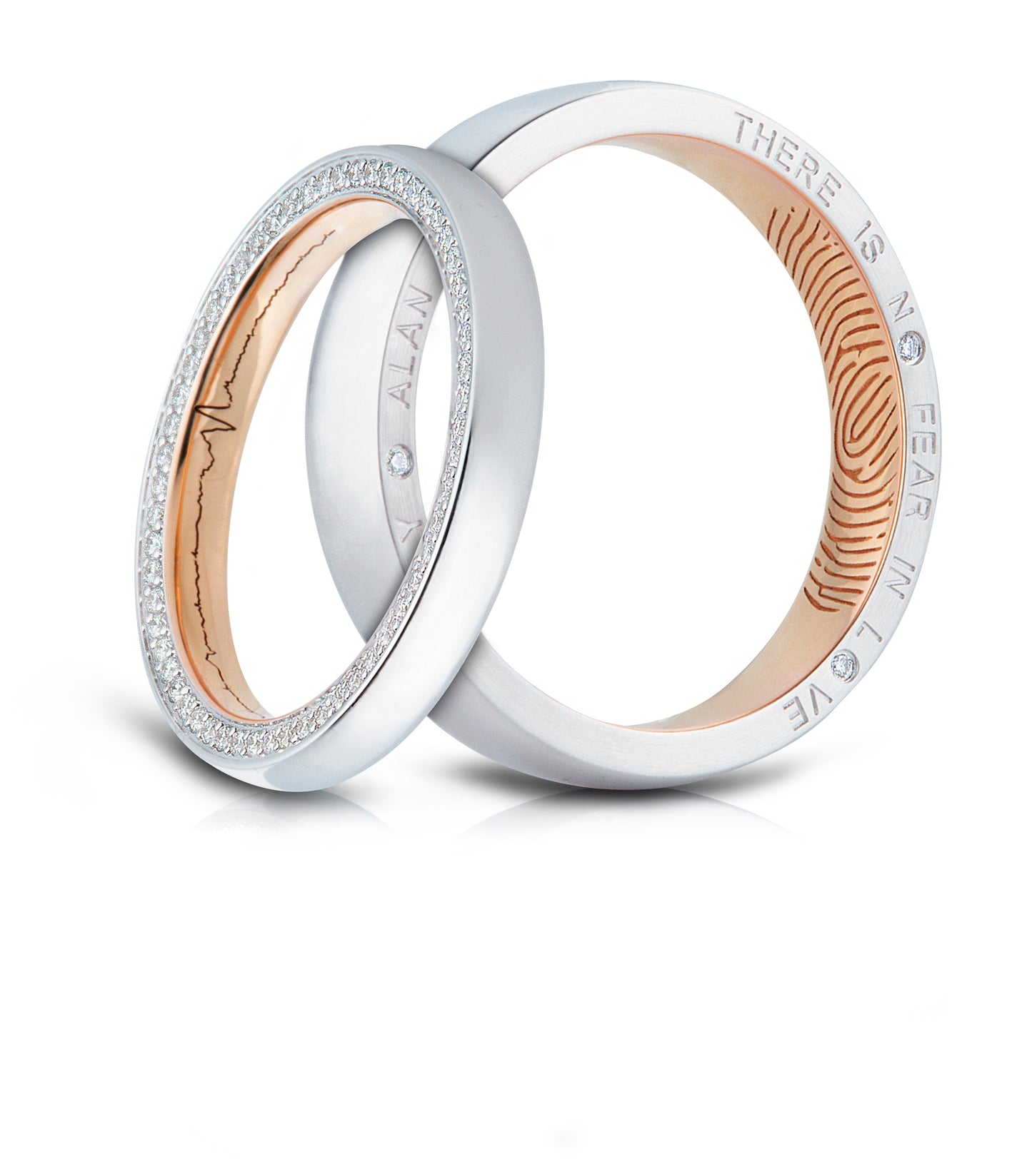 Lab grown diamond Couple ring CF01