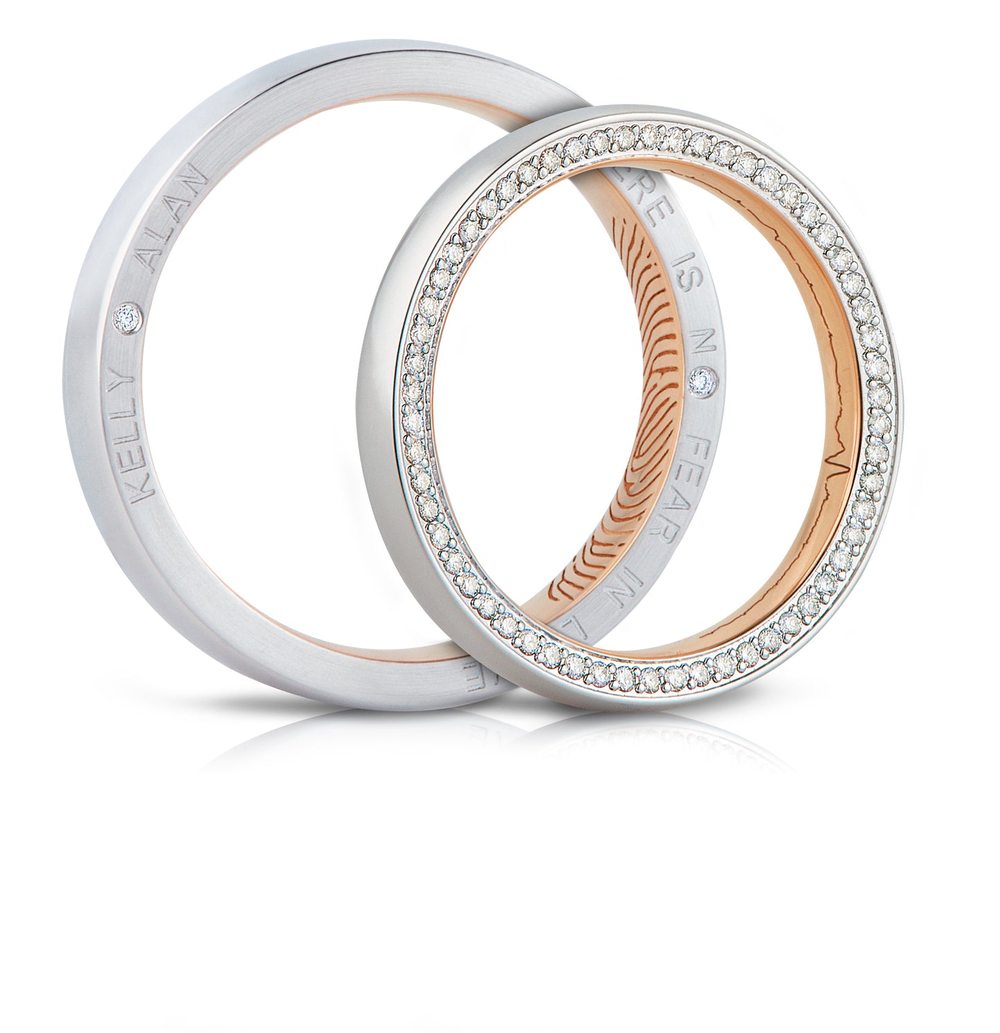 Lab grown diamond Couple ring CF01