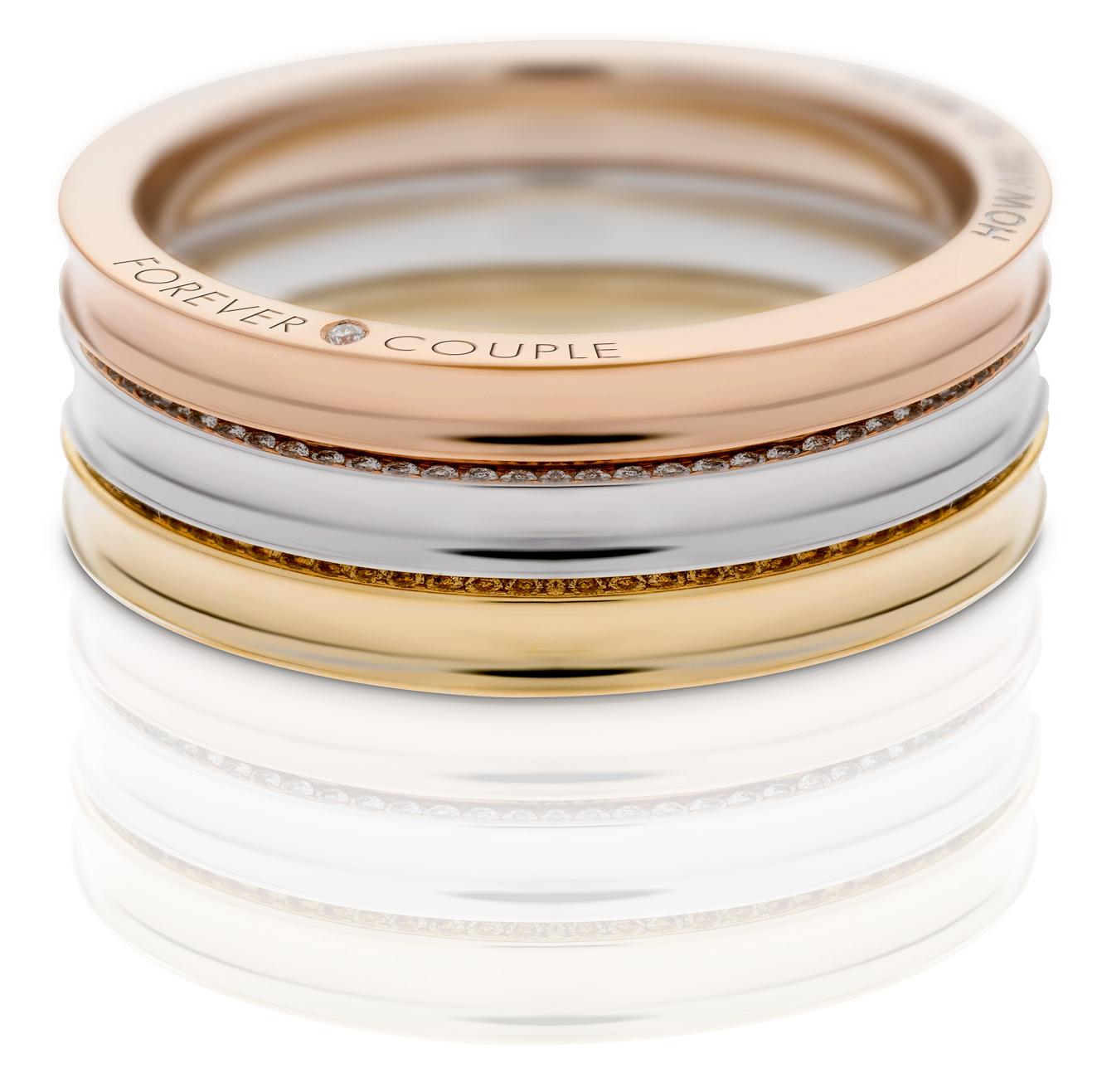 Couple Rings 3 color