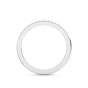 Lab grown diamond Stackable Ring 0.12ct P1243-S培育鑽石戒指