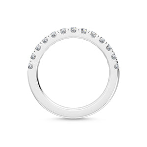 Valentine's special half Diamond Ring  0.35CT, 0.45CT, 0.6CT 0.75CT