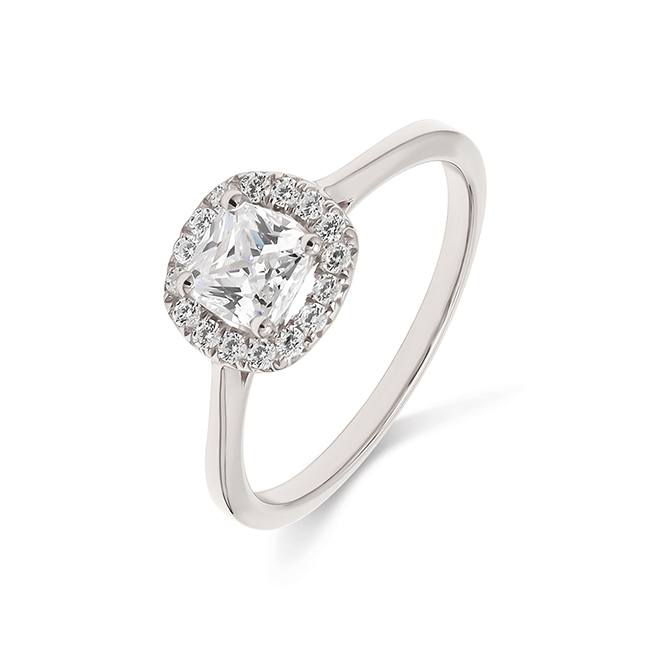 18K Engagement Ring 0.33 ctw SJR54575
