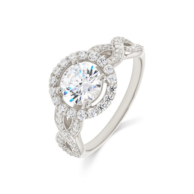 18K Engagement Ring 0.31 ctw SJR55038