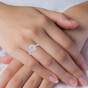 18K Engagement Ring 0.31 ctw SJR55152RD