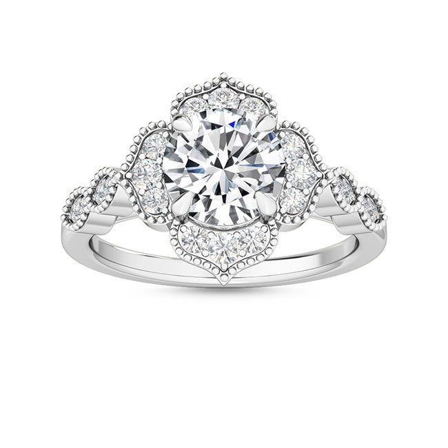 18K Engagement Ring 0.31 ctw SJR55441