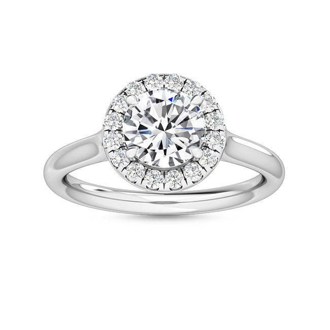 Engagement Ring 0.31 ctw SJR55518RD培育鑽石戒指