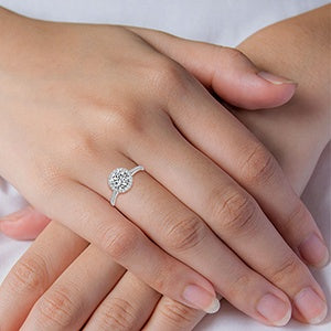 18K Engagement Ring 0.31 ctw SJR55543RD
