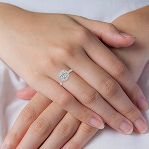 18K Engagement Ring 0.31 ctw SJR56274
