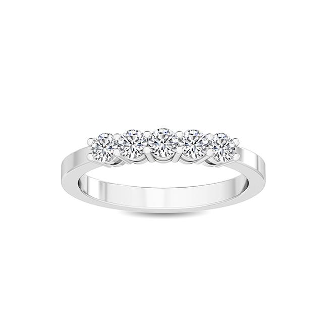 Lab grown diamond Stackable Ring 0.45 培育鑽石戒指