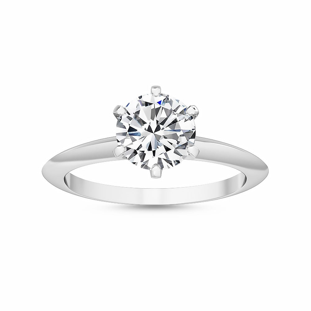 鉑金戒指托 (不連主石)Platinum (PT950)Ring Mounting Lab Grown Diamond Engagement Ring