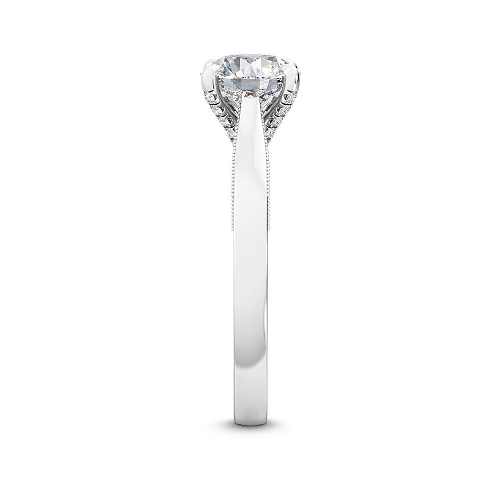 MT08 18K White Gold Lab Grown Diamond Engagement Ring 0.24 ctw