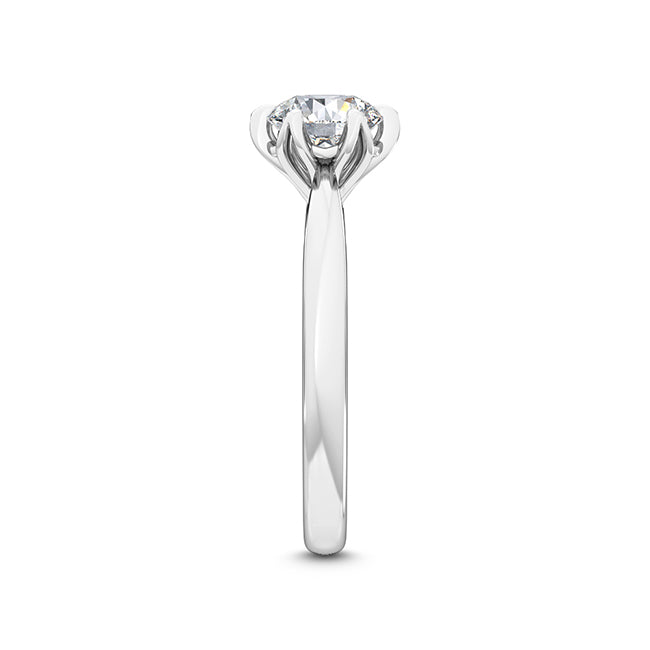 MT10 18K White Gold Lab Grown Diamond Engagement Ring