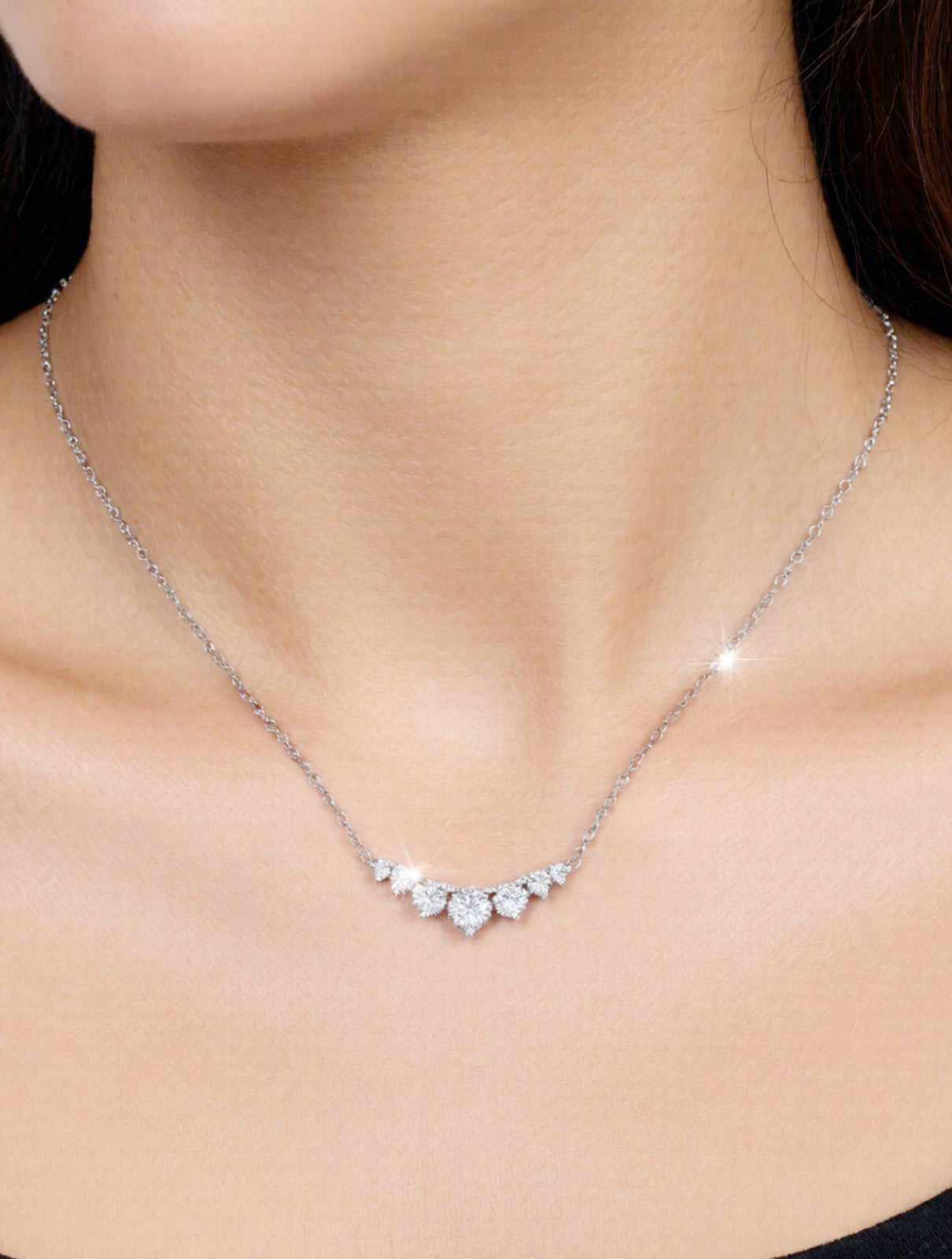 培育鑽石1.22ct 電鍍白金項鏈 Lab grown diamond pendant