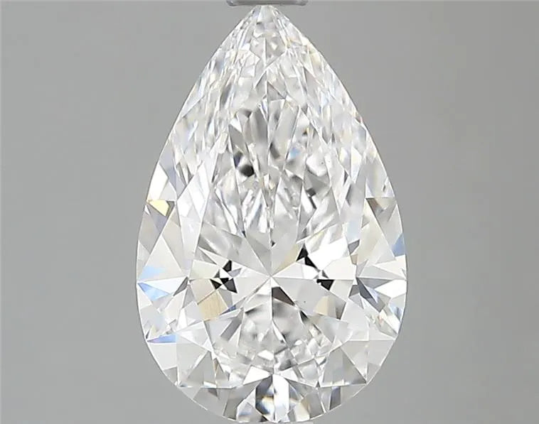 1.50ct Pear Lab Grown Diamond (Colour D, Clarity VVS2, IGI Certified)