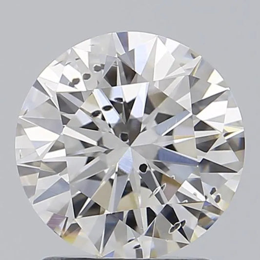 1.50ct Round Lab Grown Diamond (Colour G, Clarity SI2, Cut ID, IGI Certified)