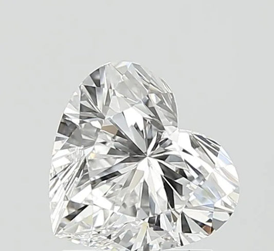 1.51ct Heart Lab Grown Diamond (Colour D, Clarity VVS2, IGI Certified)