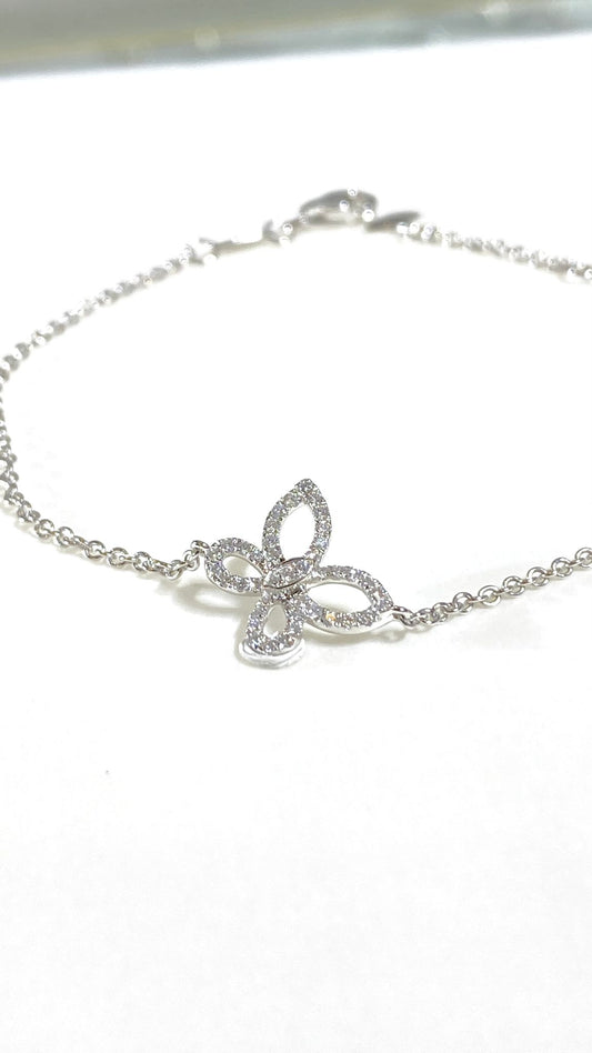 lab grown diamond 
Patinum Bracelet 培育鑽石手鏈