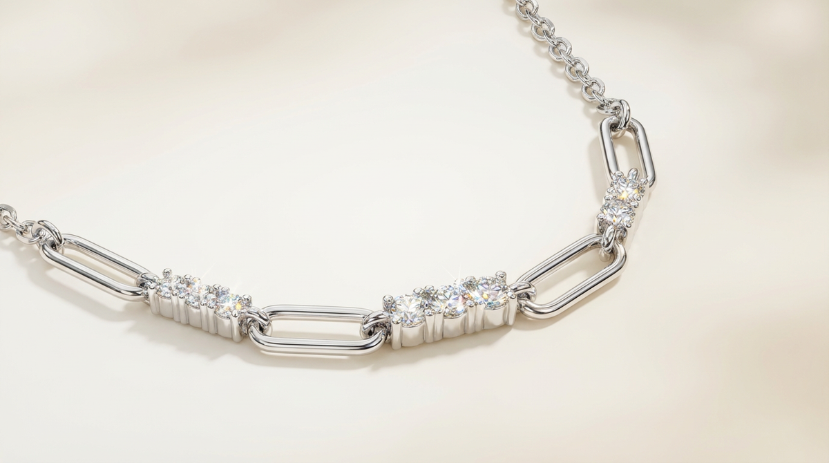 培育鑽石0.388ct手鏈Lab grown diamond 18k plated Bracelet