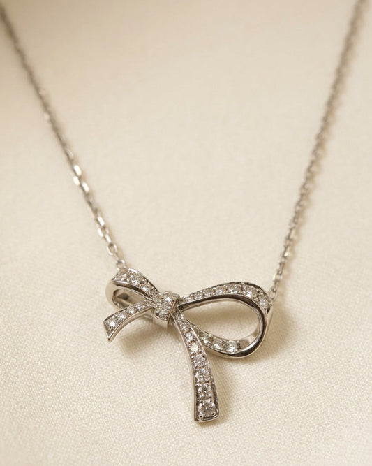 培育鑽石電鍍白金項鏈 0.299ct Lab grown diamond pendant