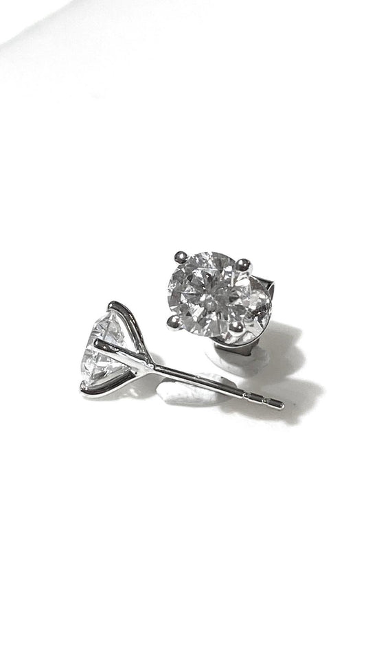 培育鑽石鉑金耳環 30份 一對共60份 Lab grown diamond earrings