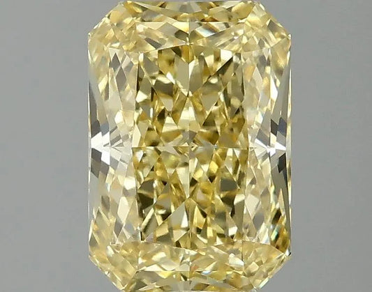 2.09ct Radiant Lab Grown Diamond (Colour Fancy Vivid Yellow, Clarity VVS2, IGI Certified)
