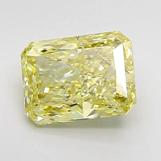 2.21ct Radiant Lab Grown Diamond (Colour Fancy Intense Yellow, Clarity VVS2, IGI Certified)