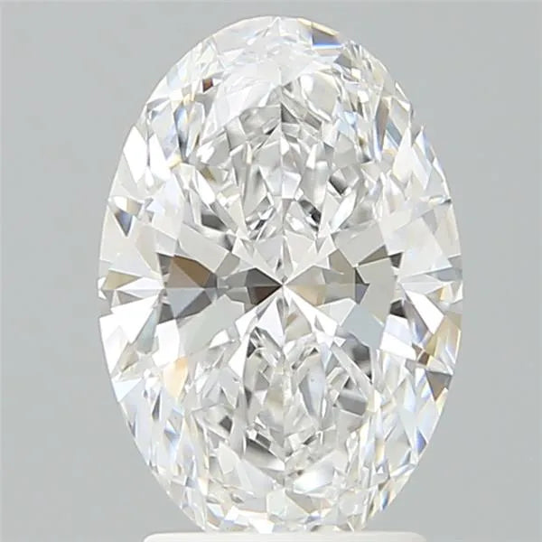2.45ct Oval Lab Grown Diamond (Colour D, Clarity VVS2, IGI Certified)