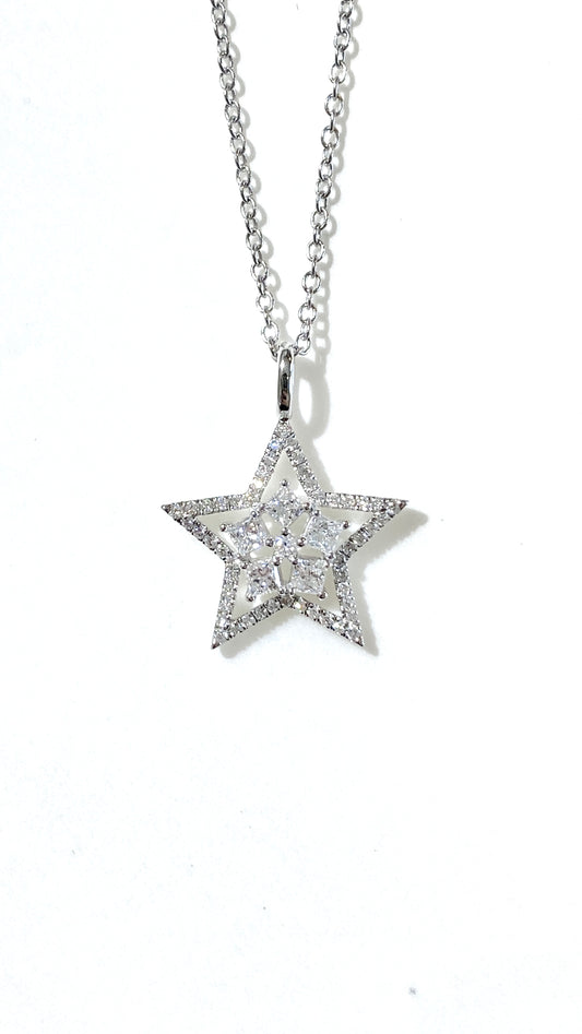 培育鑽石頸鏈0.542ct lab grown diamond pendant