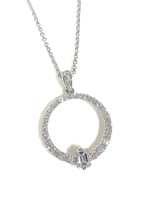 Lab grown Diamond Pendant 1.4ct 培育鑽石頸鏈