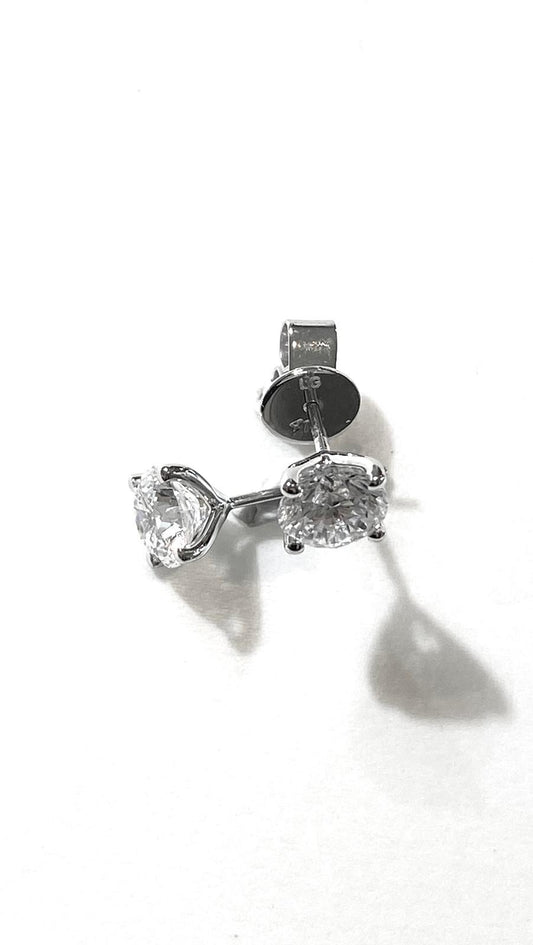 培育鑽石鉑金耳環 30份 一對共60份 Lab grown diamond earrings