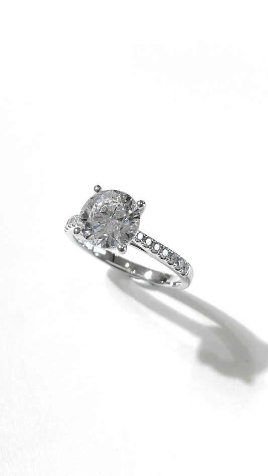 培育鑽石鉑金戒指托(不連主石)Lab Grown Diamond Platinum (PT950) Engagement Ring
