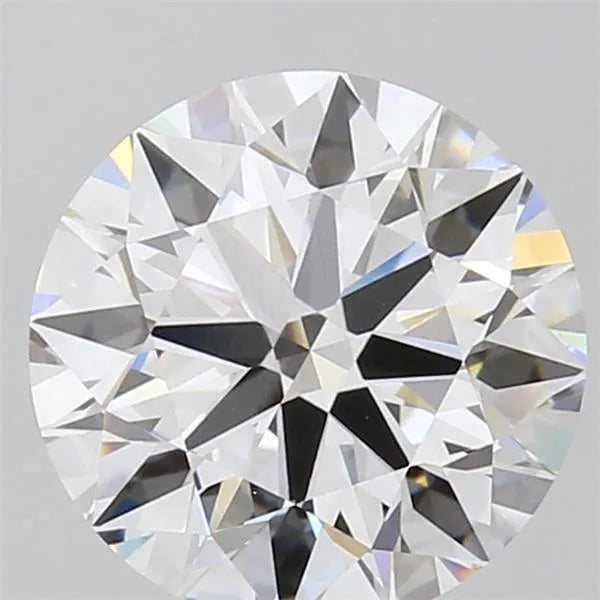 4.09ct Round Lab Grown Diamond (Colour D, Clarity VVS2, Cut ID, IGI Certified)