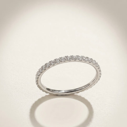 培育鑽石戒指 （0.517ct /1.45mm圍一圈）Lab grown diamond 18k plated Ring