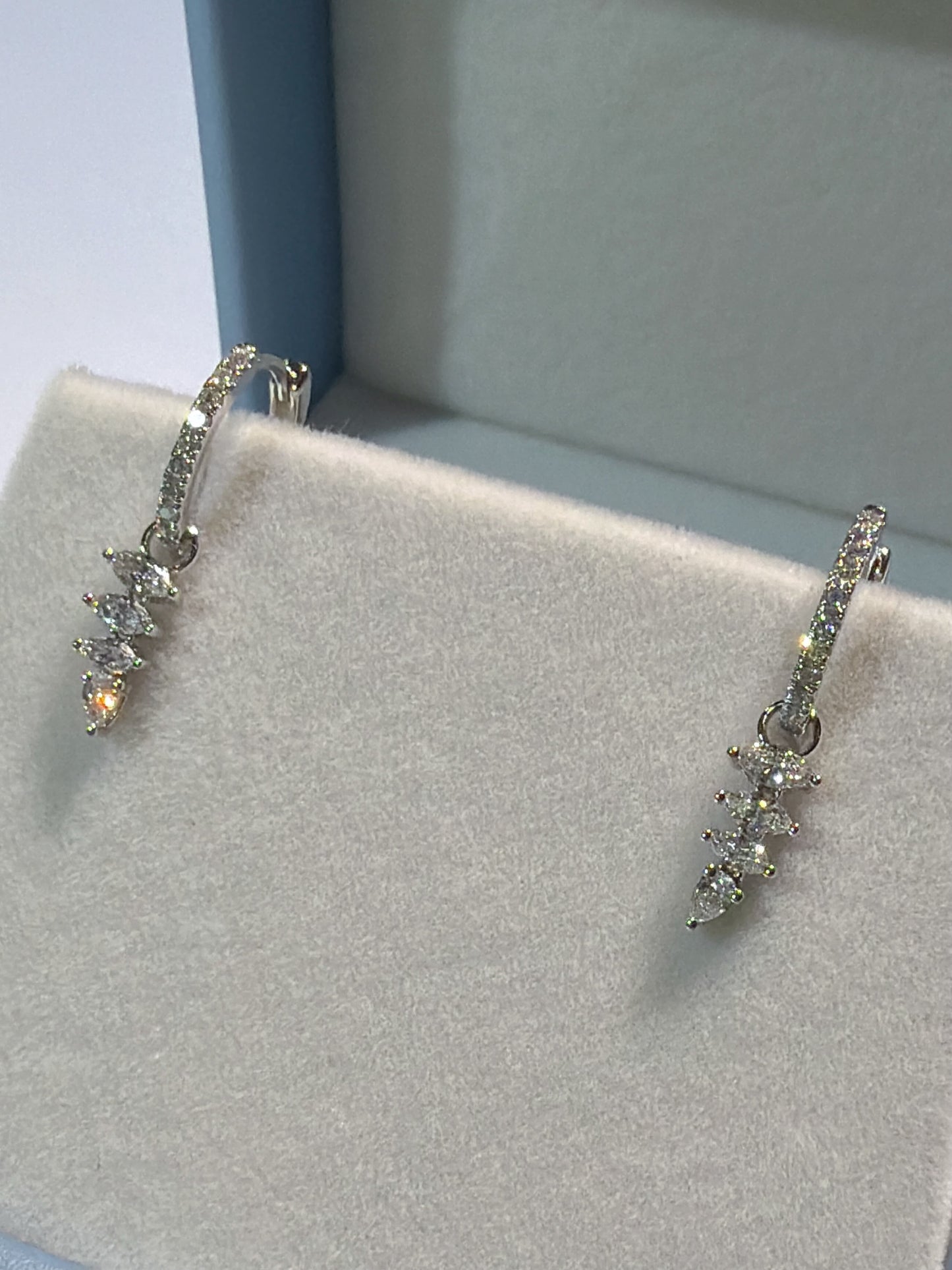 培育鑽石耳環1款2戴 0.62ct/pair Lab grown diamond earrings
