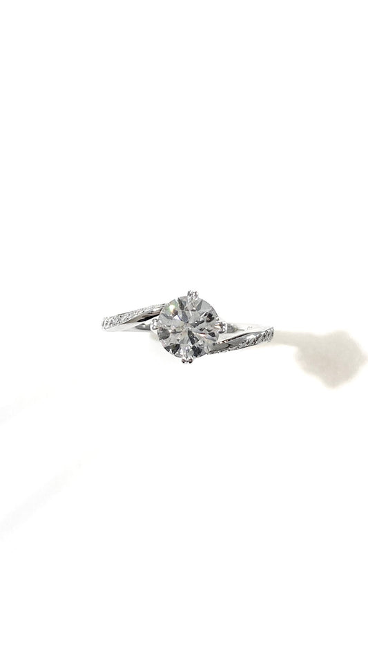 培育鑽石鉑金戒指托(不連主石)Lab Grown Diamond Platinum (PT950) Engagement Ring