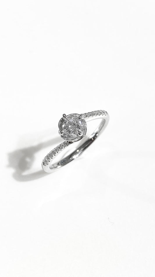 0.3ct R022 lab grown diamond ring 培育鑽石戒指