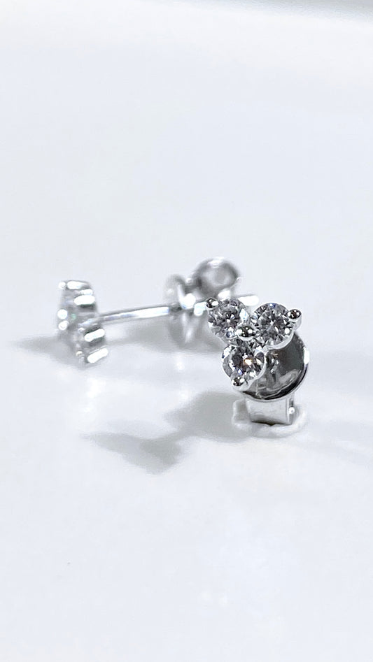 Lab grown diamond earrings 0.13ct培育鑽石耳環
