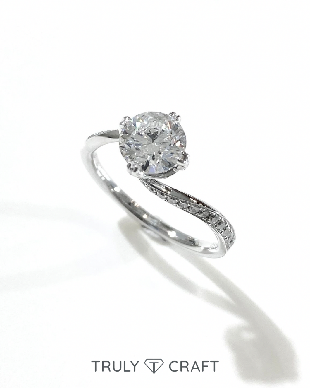 培育鑽石戒指 1ct 鉑金950 Lab grown diamond ring