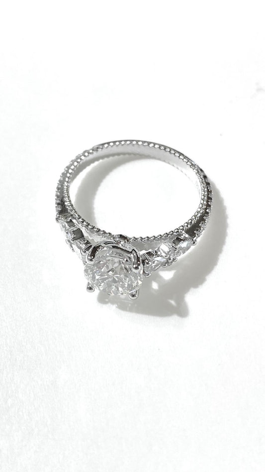 培育鑽石鉑金戒指托(不連主石)Lab Grown Diamond Platinum (PT950) Engagement Ring