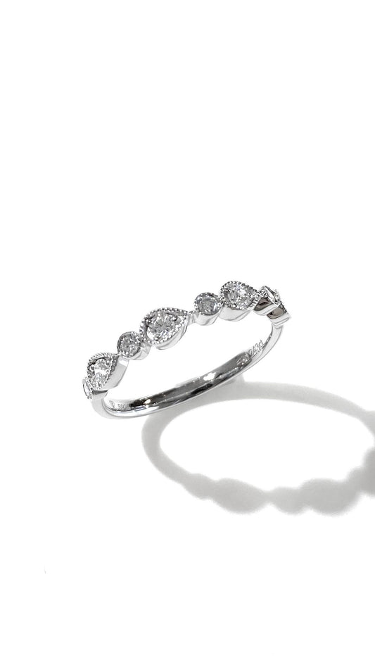 培育鑽石戒指 電鍍白 0.25ct Lab grown diamond Ring