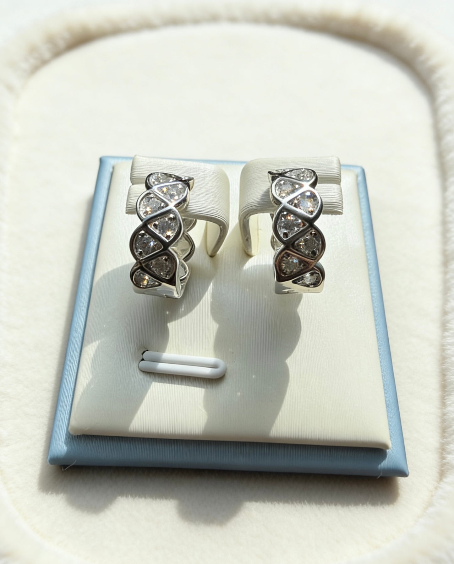 培育鑽石電白金0.292ct 耳環 Lab grown diamond Earrings
