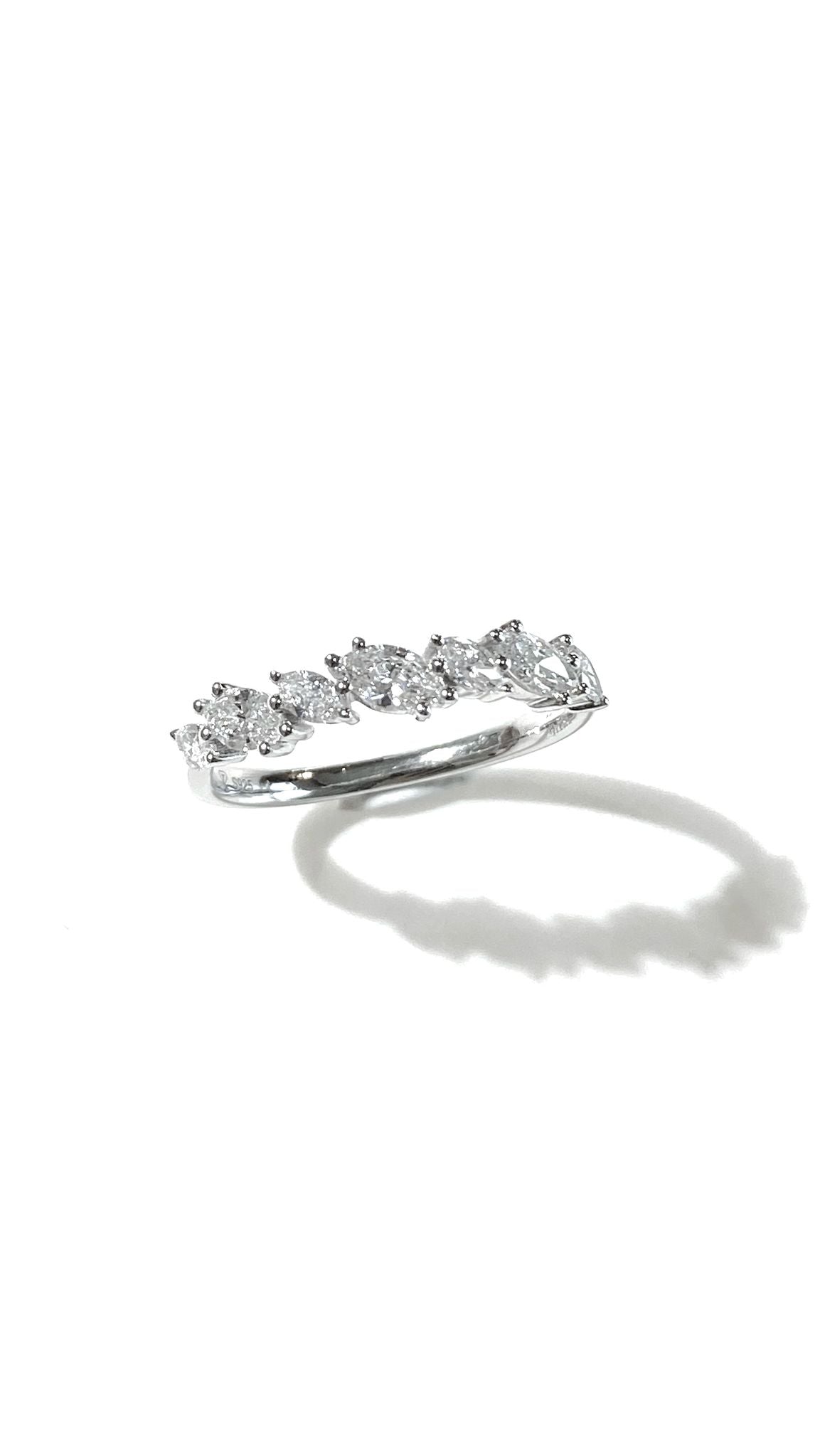 培育鑽石戒指 電鍍白 0.65ct Lab grown diamond Ring
