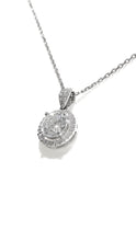 將圖片載入圖庫檢視器 培育鑽石1.5ct/0.17ct鉑金PT950項鏈 Lab grown diamond pendant
