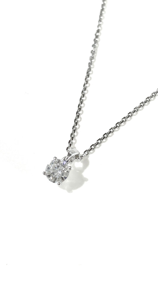 培育鑽石1ct 鉑金PT950項鏈 Lab grown diamond Pendant