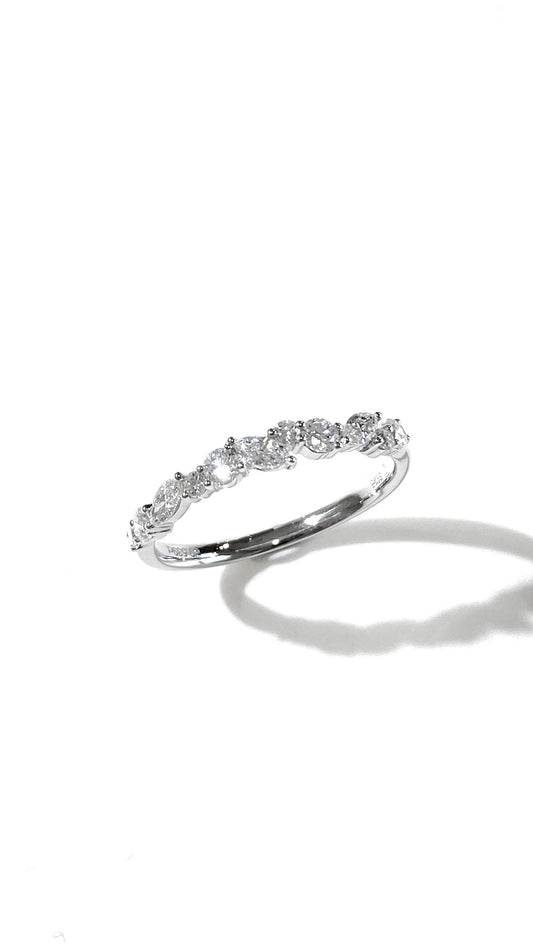培育鑽石戒指 電鍍白 0.54ct Lab grown diamond Ring