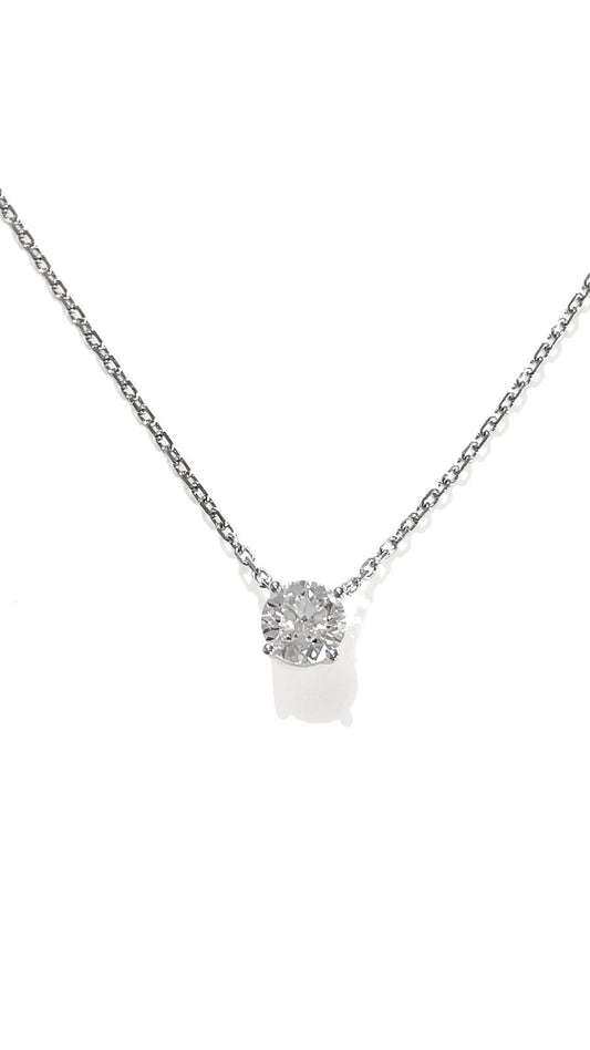 培育鑽石1ct 鉑金PT950項鏈 Lab grown diamond Pendant