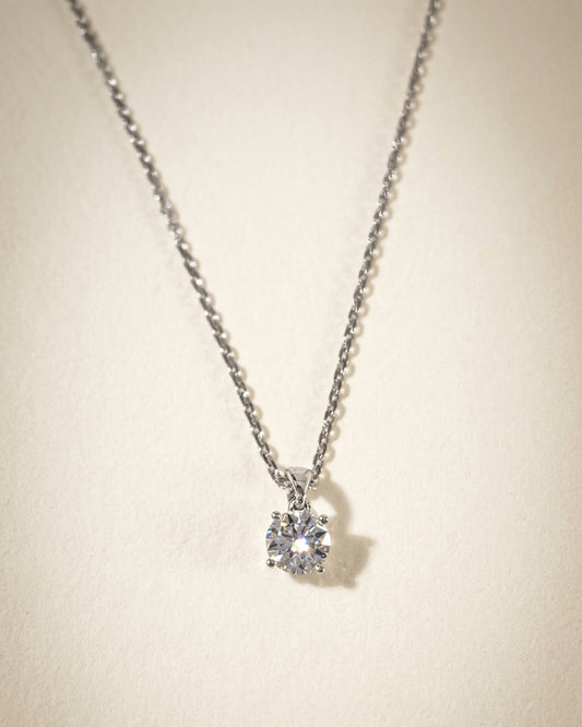 培育鑽石0.5ct 鉑金PT950項鏈 Lab grown diamond Pendant